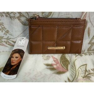 Daisy Fuentes Wallet NWT, Brown 3x5"